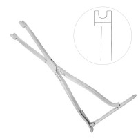 Compressor MIS (Minimally Invasive Spine) 11" Angled for 5.5mm Diameter Rods