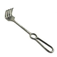 Israel Retractor Four Blunt Prongs 1 1/2" x 1 5/8" 9"