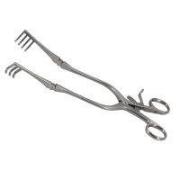 Beckman Weitlaner Retractor 10", 3x4 Blunt, Hinged Blade