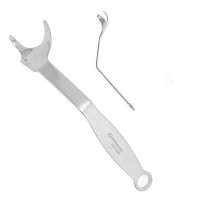 Hohmann Posterior-Interior Retractor 11" Medium Right Handle to Bend 7"