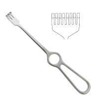 Volkmann Retractor 8 1/2" 8 Blunt Prongs