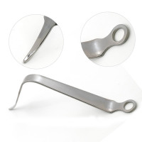 Bent Hohmann Retractor 9 3/4" Handle Length 7" Blade Width 19mm Depth to bend 4 3/4"