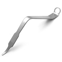 Bent Hohmann Retractor 9 3/4" Handle Length 7" Blade Width 19mm Depth to bend 4 3/4"