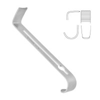 Henly Retractor 5" Center Blade only 19x16mm Small with Teeth Serrated