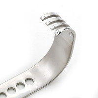 Square Surgical Retractor Blade Curved Flat 3"