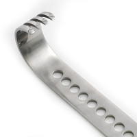 Square Surgical Retractor Blade Curved Round Standard 2"