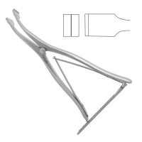 Lamina Spreader 10 1/2" Flat Blades without Teeth