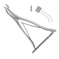 Lamina Spreader 10 1/2" 20x15mm Cross Serrated Blades