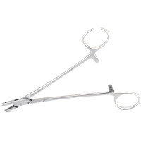 Adson Needle Holder Fenestrated Jaws  7"
