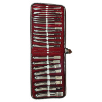 Hegar Uterine Dilator Single Ended Set Of 26 In Khaki Roll Sizes 1-26 mm