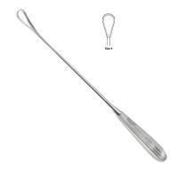 Sims Uterine Curette Sharp Malleable Shaft 11" Size 4