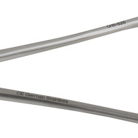 Maier Uterine Dressing Forceps Serrated Jaws 5x30mm With Ratchet Curved Size 10"