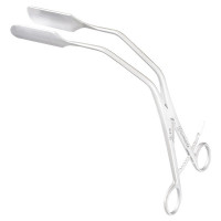 Lateral Vaginal Retractor Extra Long Thumb Ratchet Retracts Upto a Full 2 1/4" For Extra Viewing