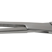 Pean Hysterectomy Forceps straight With Longitudinal Serrations Size 11"