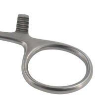 Pean Hysterectomy Forceps straight With Longitudinal Serrations Size 11"