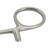 Pean Hysterectomy Forceps straight With Longitudinal Serrations Size 11"