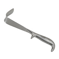 Young Prostatic Retractor Lateral Grooved Blade 8 1/2" Wide 1.5 Inch Wide