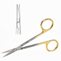 Iris Scissors Tungsten Carbide Straight 4 1/2"