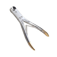 Wire Cutter Double Action 6 1/4" Angled Max 0.062" (1.6mm) - Tungsten Carbide