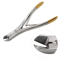 Wire Cutter Double Action 7" Angled Max 0.062" (1.6mm) - Tungsten Carbide