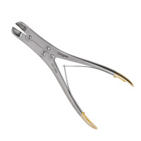 Wire Cutter Double Action 9" Angled Max 3/32" (2.4mm) - Tungsten Carbide