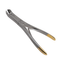 Wire Cutter Double Action 9" Angled Max 3/32" (2.4mm) - Tungsten Carbide