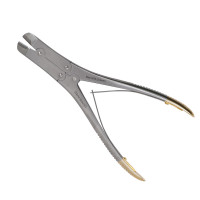 Wire Cutter Double Action 9" Angled Max 3/32" (2.4mm) - Tungsten Carbide