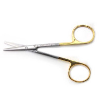 Strabismus Scissors Curved 4 1/2" - Tungsten Carbide