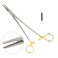 Ryder Needle Holder 5" French Eye - Tungsten Carbide