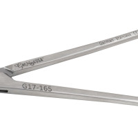 Heaney Needle Holder Curved 10" Tungsten Carbide