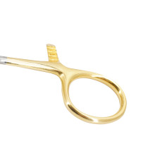 Heaney Needle Holder Curved 10" Tungsten Carbide