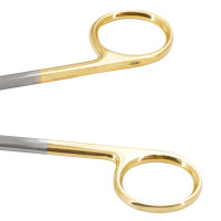 Metzenbaum Scissors 7" Curved Tungsten Carbide Insert Blades Left Hand