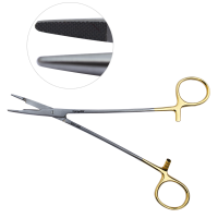 Kaye Needle Holder with Scissor 18cm Smooth Tungsten Carbide