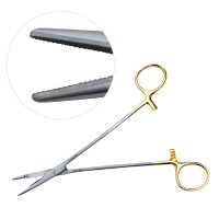 Kaye Needle Holder with Scissor 18cm Serrated Tungsten Carbide