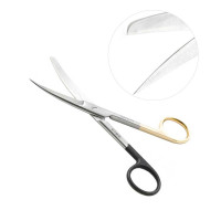 Operating Scissors Sharp Blunt Curved 5 1/2" - Super Sharp Tungsten Carbide
