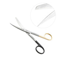 Operating Scissors Sharp Blunt Curved 5" - Super Sharp Tungsten Carbide