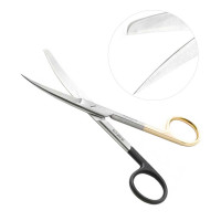 Operating Scissors Sharp Blunt Curved 6 1/2" - Super Sharp Tungsten Carbide