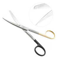 Operating Scissors Sharp Blunt Curved 7 1/2" - Super Sharp Tungsten Carbide