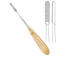 Rasp #4 Single Ended 8 1/2" Straight Downcutting Coarse Grit Serrated Tungsten Carbide