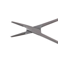 Halsey Needle Holder 5" Tungsten Carbide Smooth Jaw