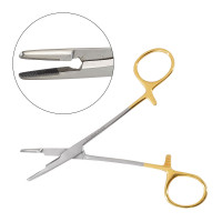 Olsen Hegar Needle Holder Scissors Combination 7 1/2" Serrated - Tungsten Carbide