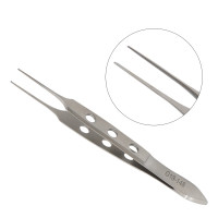 Bishop Harmon Iris Forceps 3 1/4" Standard Pattern 1x2 Teeth