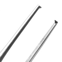 Von Graefe Iris Forceps 2 3/4" Straight Delicate 1x2 Teeth