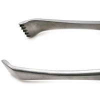 Von Graefe Fixation Forceps 4 3/8" Spring Catch Non Magnetic