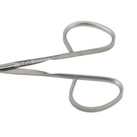 Iris Scissors Straight 4" - Sharp Tips Ribbon Handle