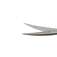 Iris Scissors Curved 4" - Sharp Tips Ribbon Handle