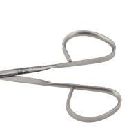 Iris Scissors Curved 4" - Sharp Tips Ribbon Handle