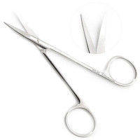 Bonn Miniature Iris Scissors  3 1/2"  With 15mm  Blades  Straight