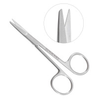 Knapp Iris Scissors Straight 4" Sharp Blunt