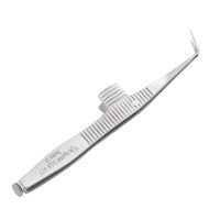 Dewecker Iris Scissors 4 1/2" Angled Sharp Sharp